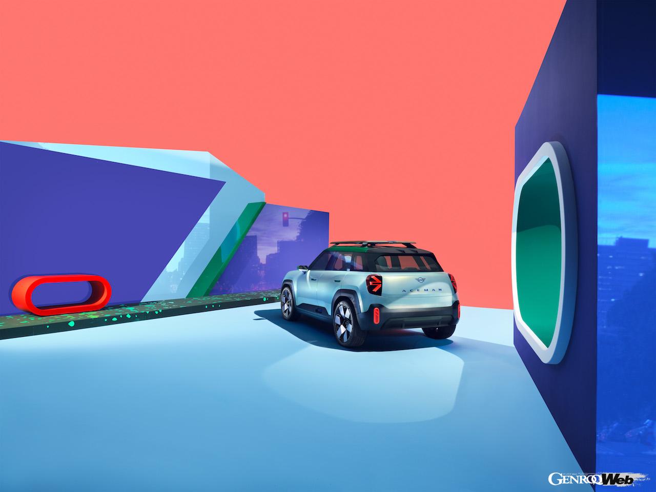 「MINI コンセプト エースマン」のエクステリア。