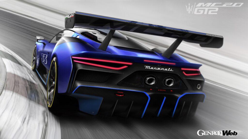 マセラティは2023年からスタートするファナテック GT2 ヨーロピアン・シリーズ選手権に向けて、新たにMC20 GT2を開発。GTスポーツカーシリーズへの復帰は、MC12 GT1以来となる。