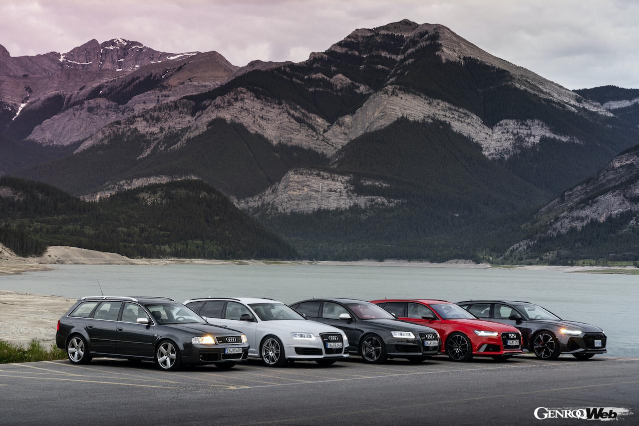 2002年に初代がデビュー後、4世代にわたって進化を続けてきたアウディ RS 6シリーズ。