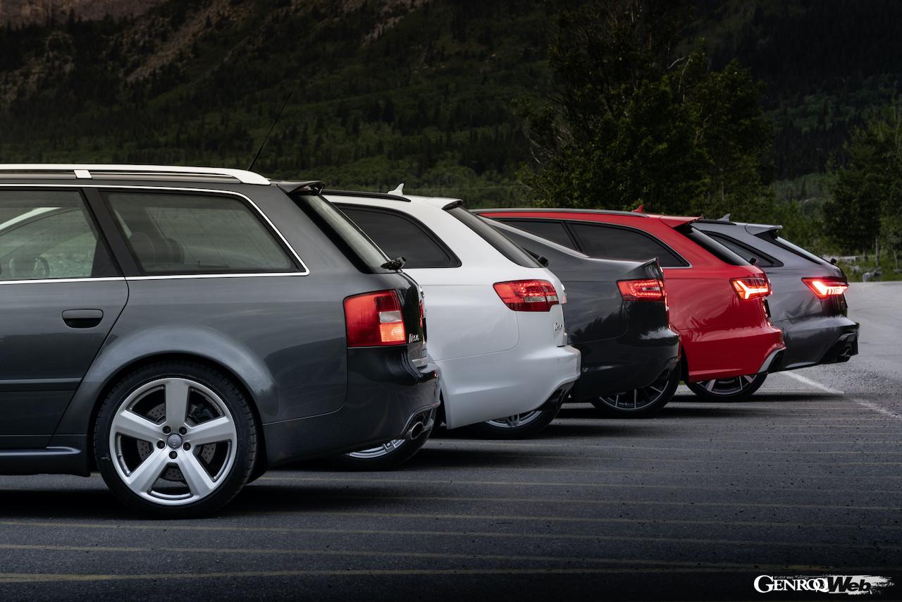 2002年に初代がデビュー後、4世代にわたって進化を続けてきたアウディ RS 6シリーズ。