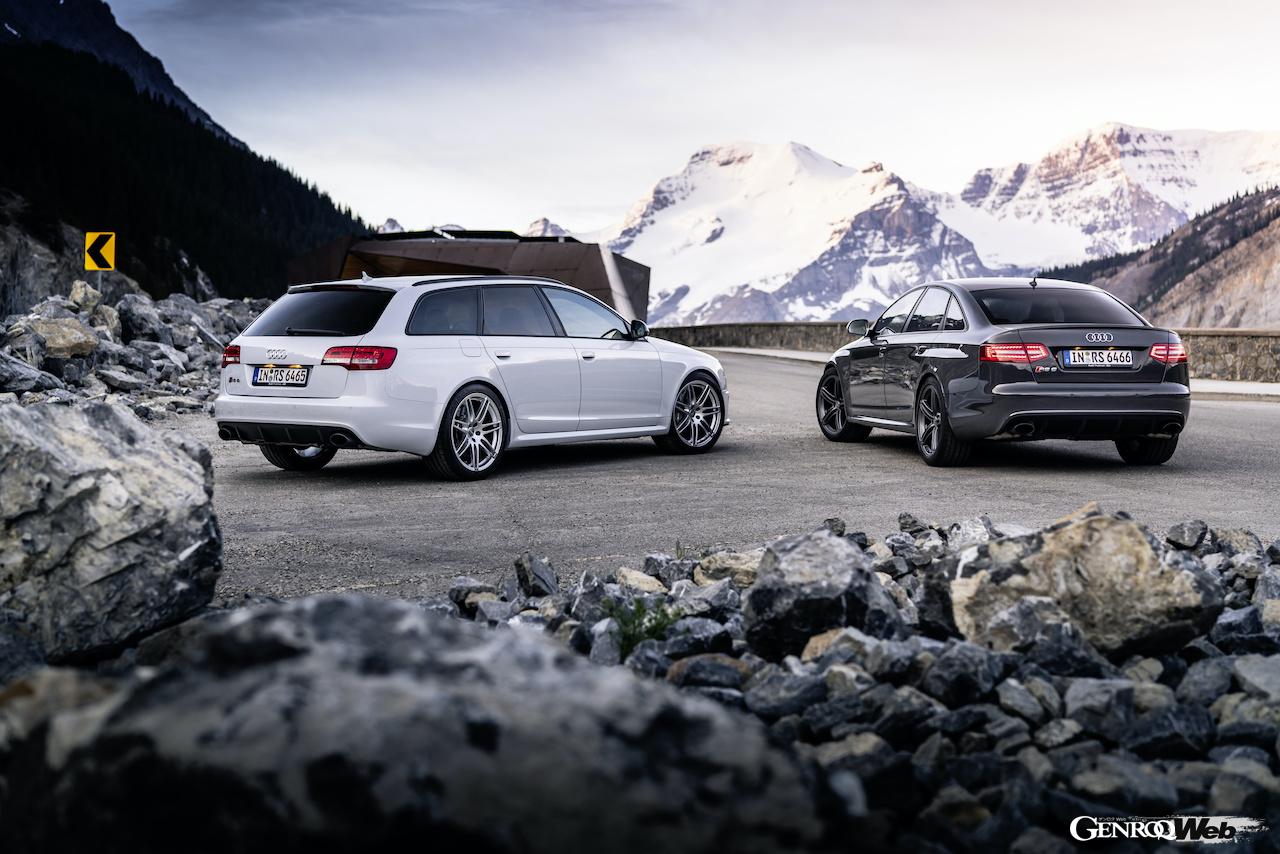 2008年にデビューした二代目アウディ RS 6。