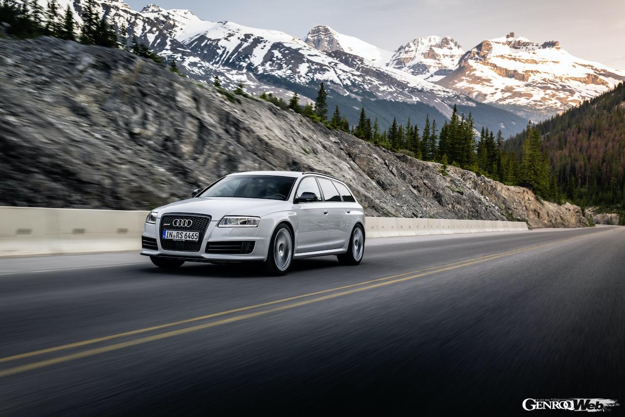 2008年にデビューした二代目アウディ RS 6。