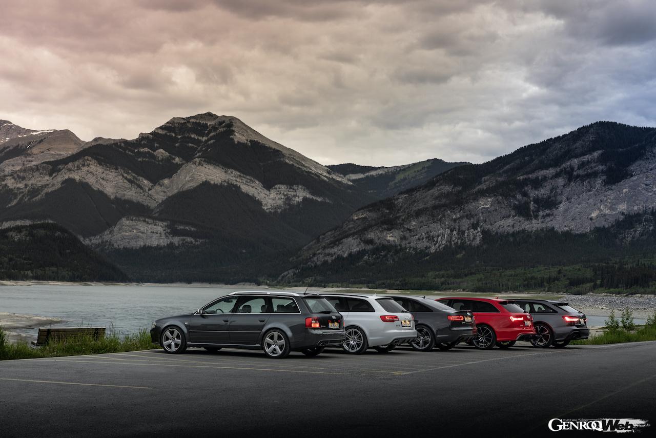 2002年に初代がデビュー後、4世代にわたって進化を続けてきたアウディ RS 6シリーズ。