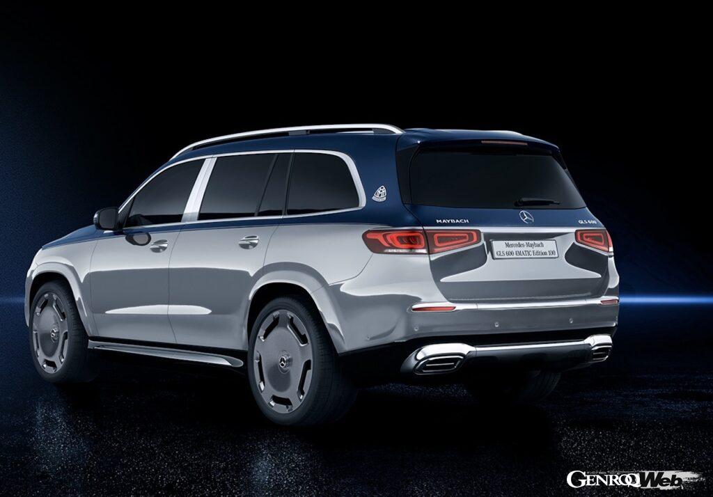 「メルセデス・マイバッハ GLS 600 4MATIC Edition 100」のエクステリア。