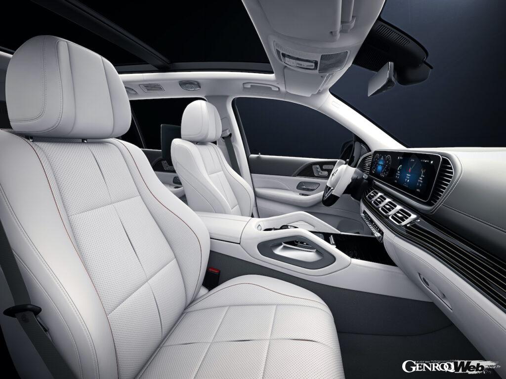 「メルセデス・マイバッハ GLS 600 4MATIC Edition 100」のインテリア。