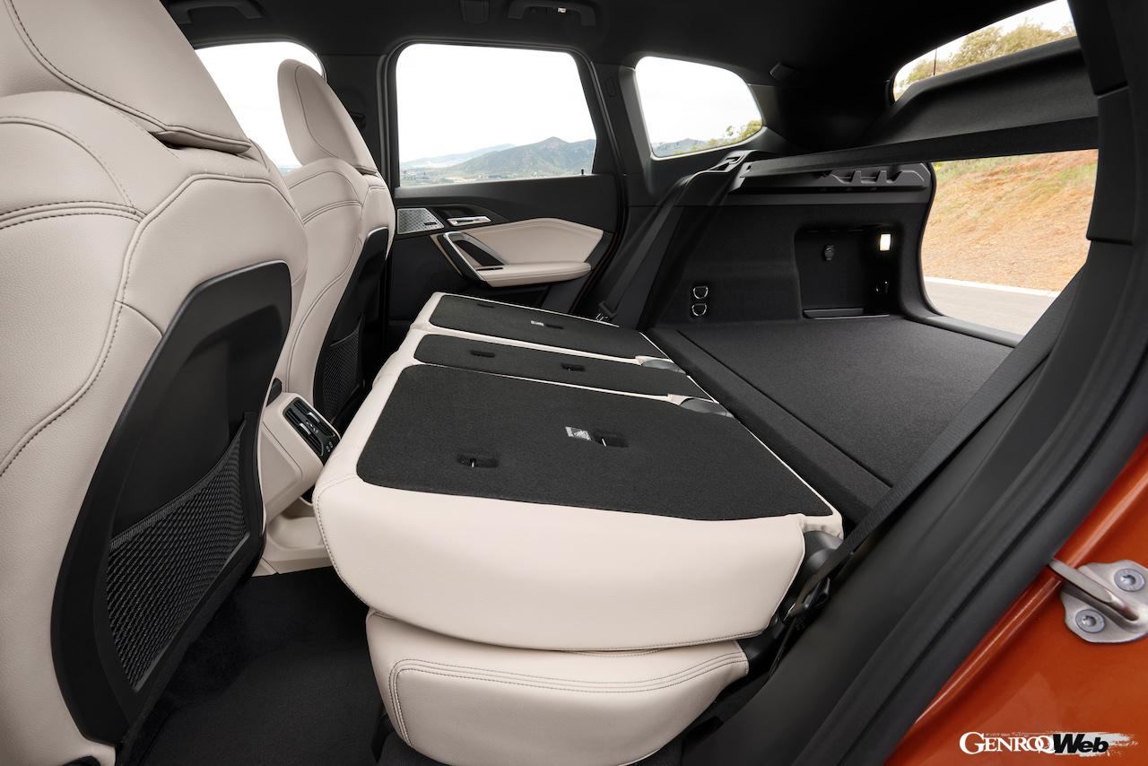 BMW X1のリヤシート