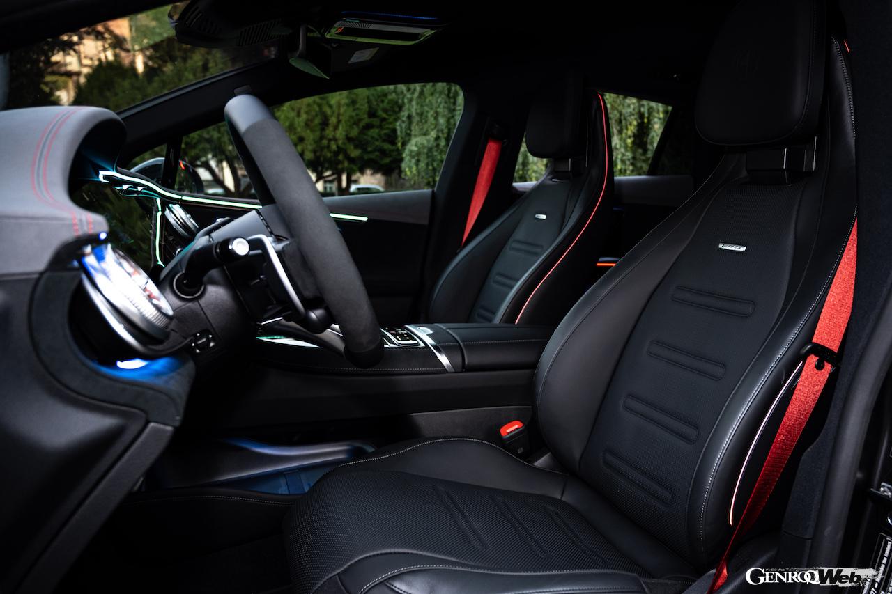メルセデスAMG EQE 53 4MATIC＋のフロントシート