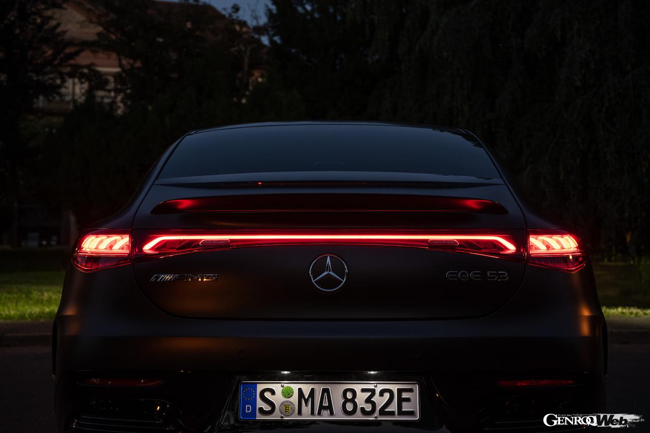 メルセデスAMG EQE 53 4MATIC＋のリヤスタイル