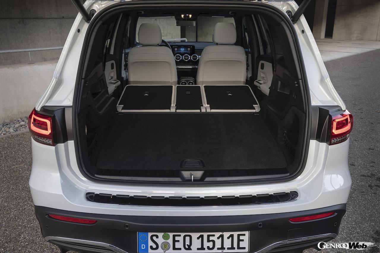メルセデス・ベンツ EQB（欧州仕様）のラゲッジコンパートメント