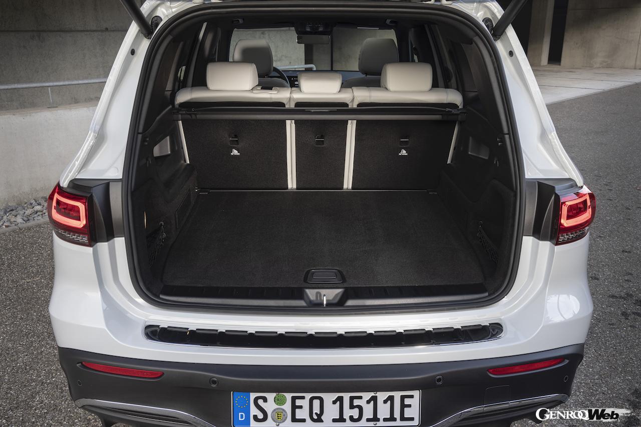 メルセデス・ベンツ EQB（欧州仕様）のラゲッジコンパートメント