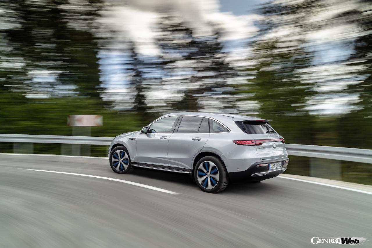 メルセデス・ベンツ EQCのリヤビュー