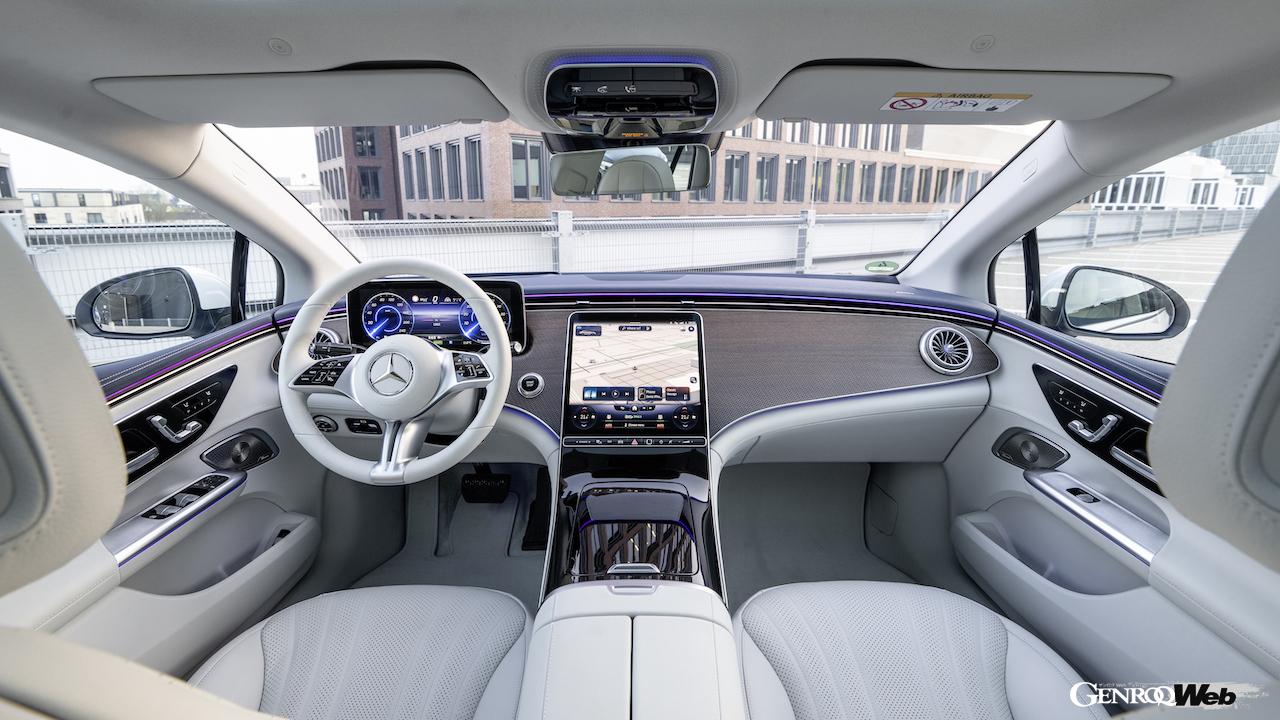 メルセデス・ベンツEQEのフェイシア