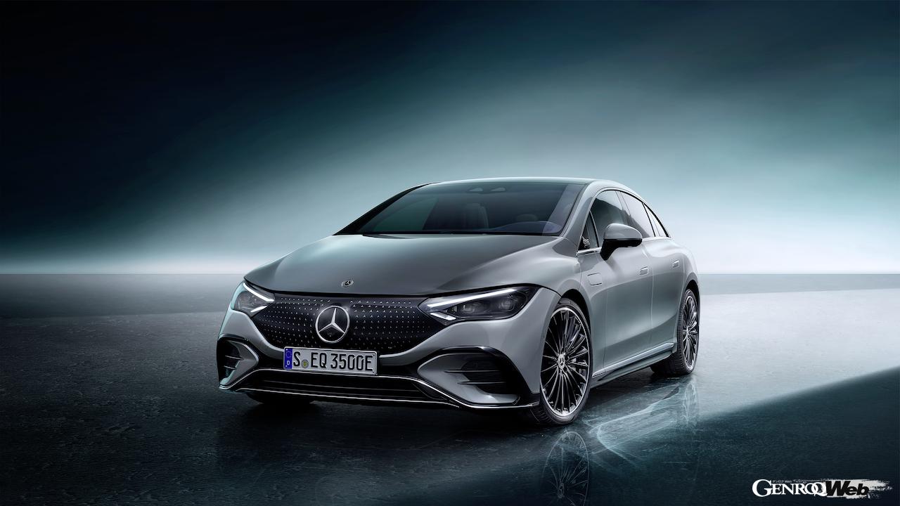 メルセデス・ベンツ EQEのフロントビュー