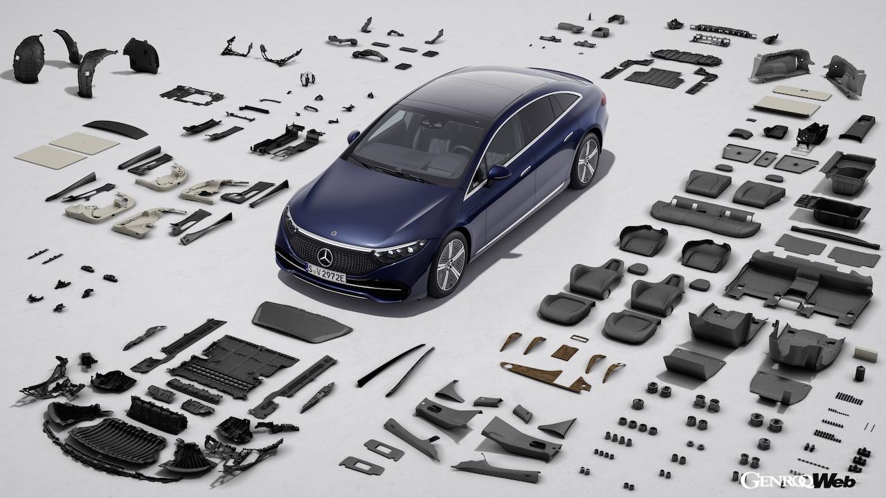 メルセデス・ベンツ EQSのフロントビュー