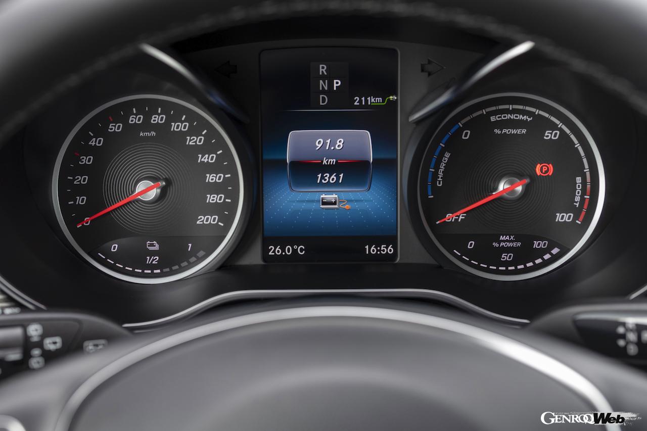 メルセデス・ベンツEQVのメータークラスター