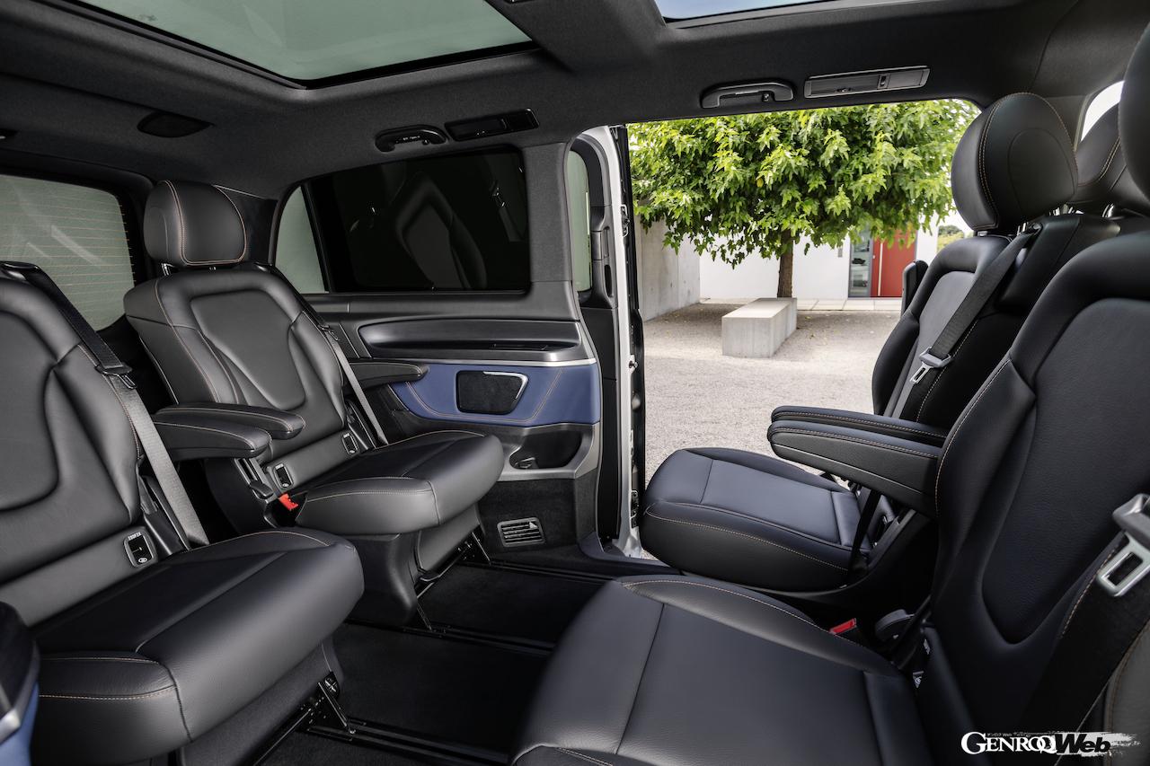 メルセデス・ベンツEQVのリヤシート