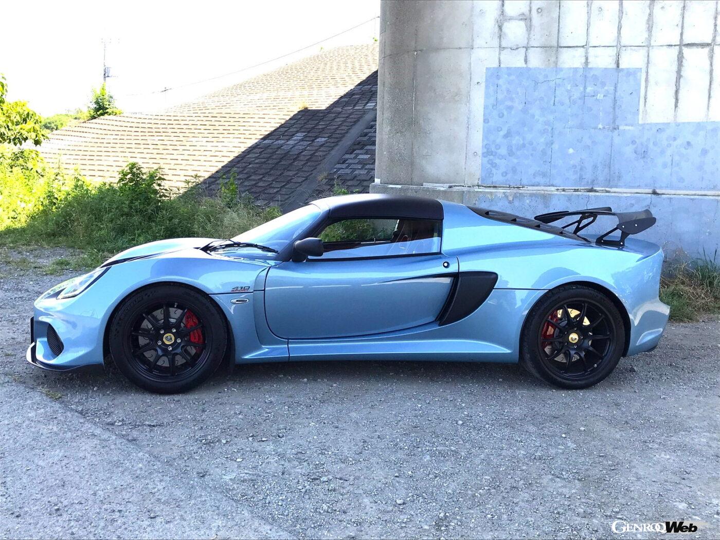 ロータス エキシージ スポーツ 410のサイドビュー