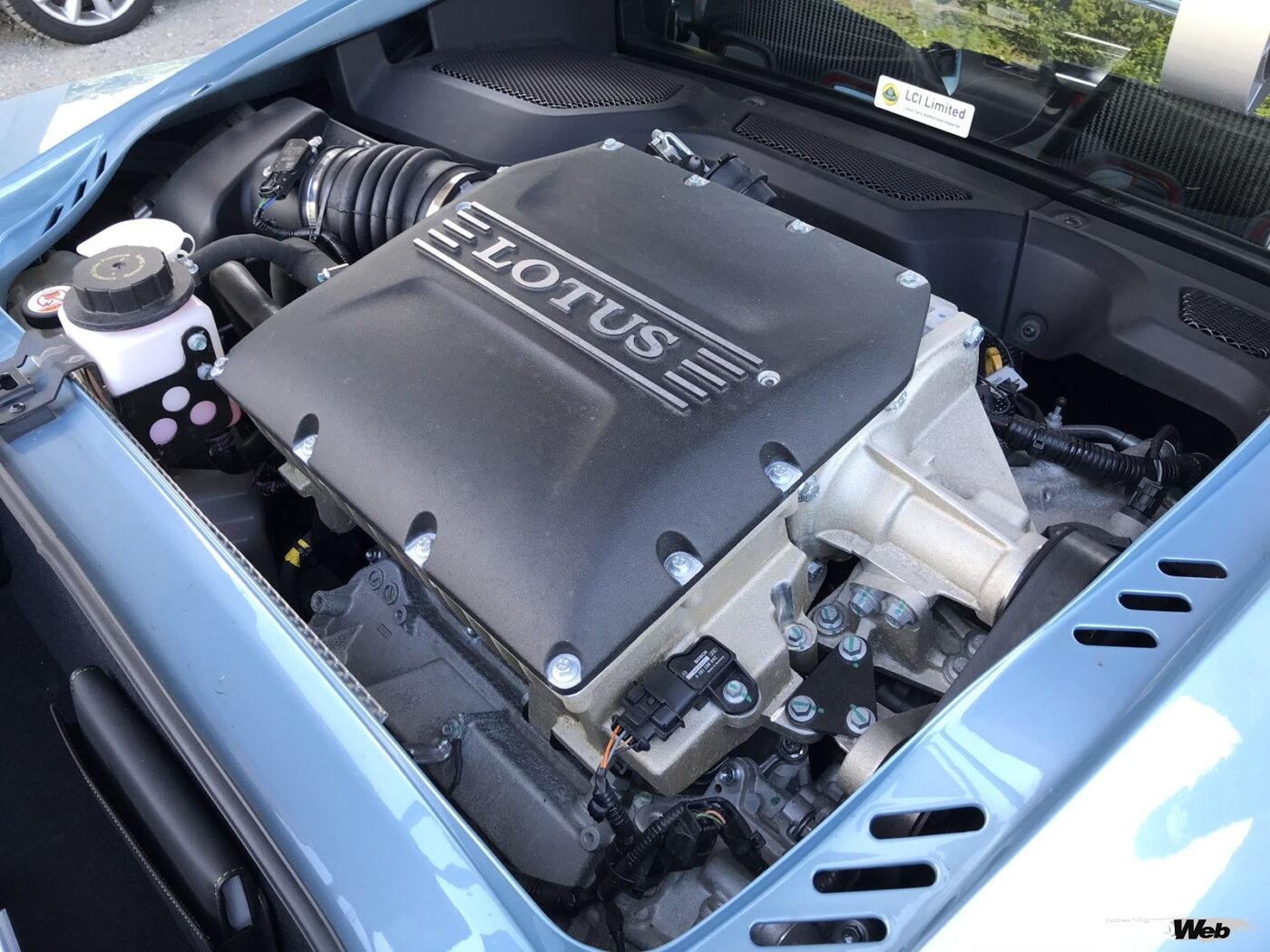 ロータス エキシージ スポーツ 410のエンジン