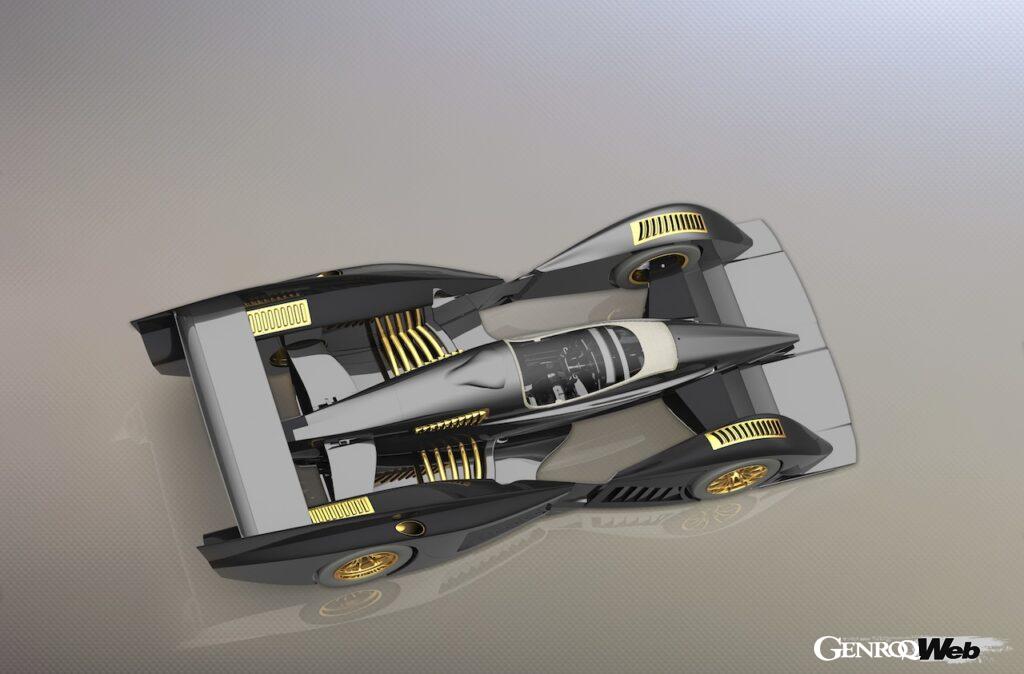 規制や限界を取り払い、現行F1マシンを超える性能を手にした「ロディン FZERO」。