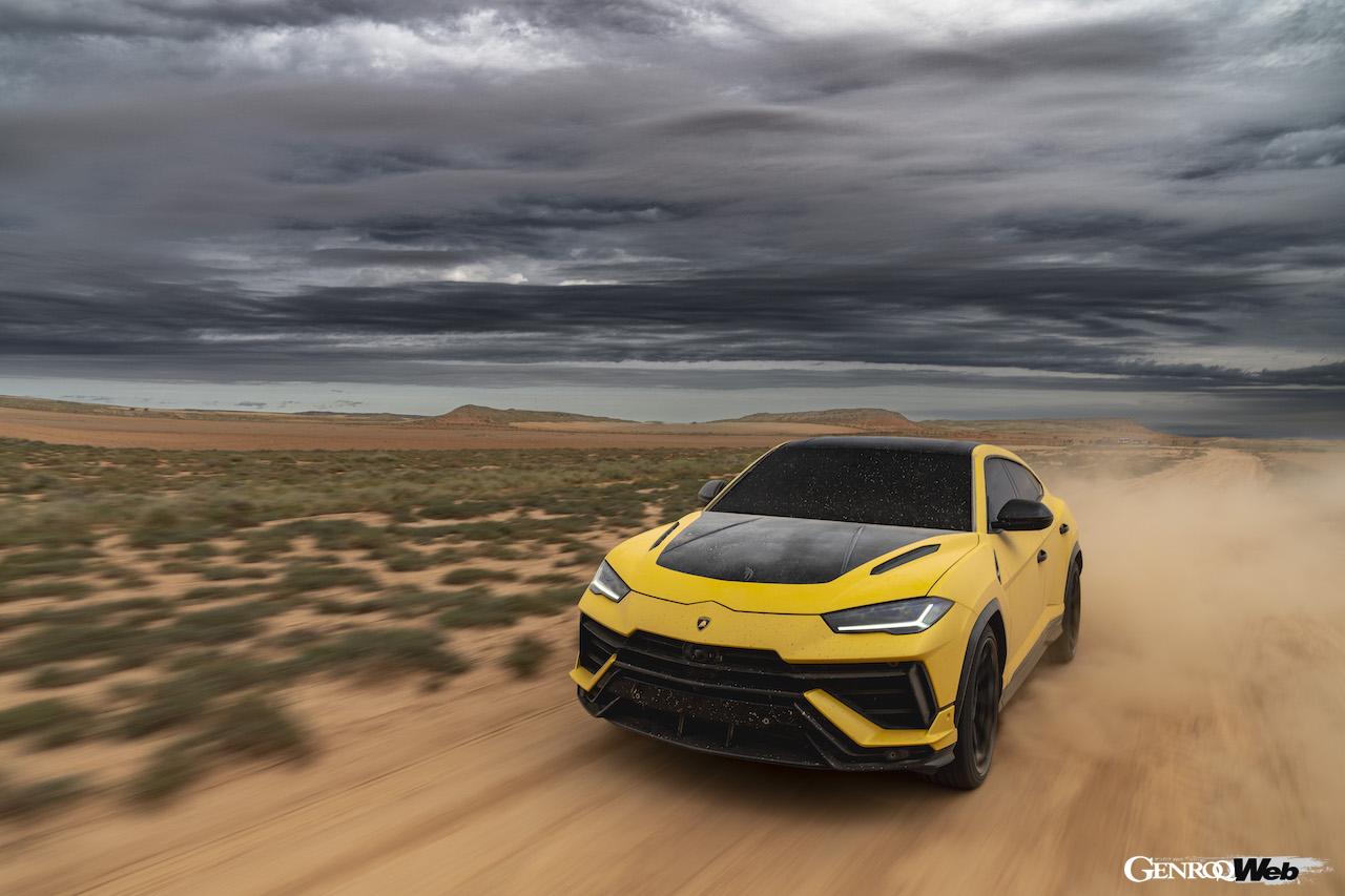 ランボルギーニ ウルス ペルフォマンテのエクステリア。