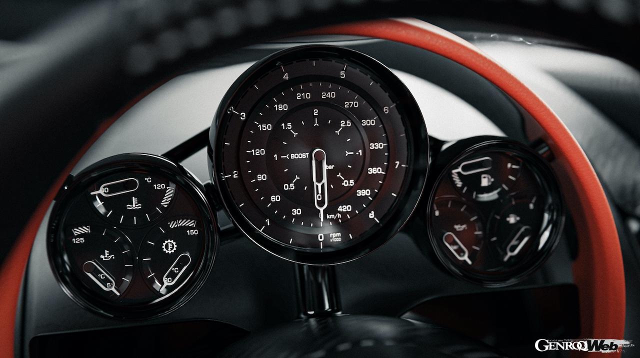 伝説的なハイパースポーツ「CC8S」を現代に蘇らせた「ケーニグセグ CC850」のインテリア。