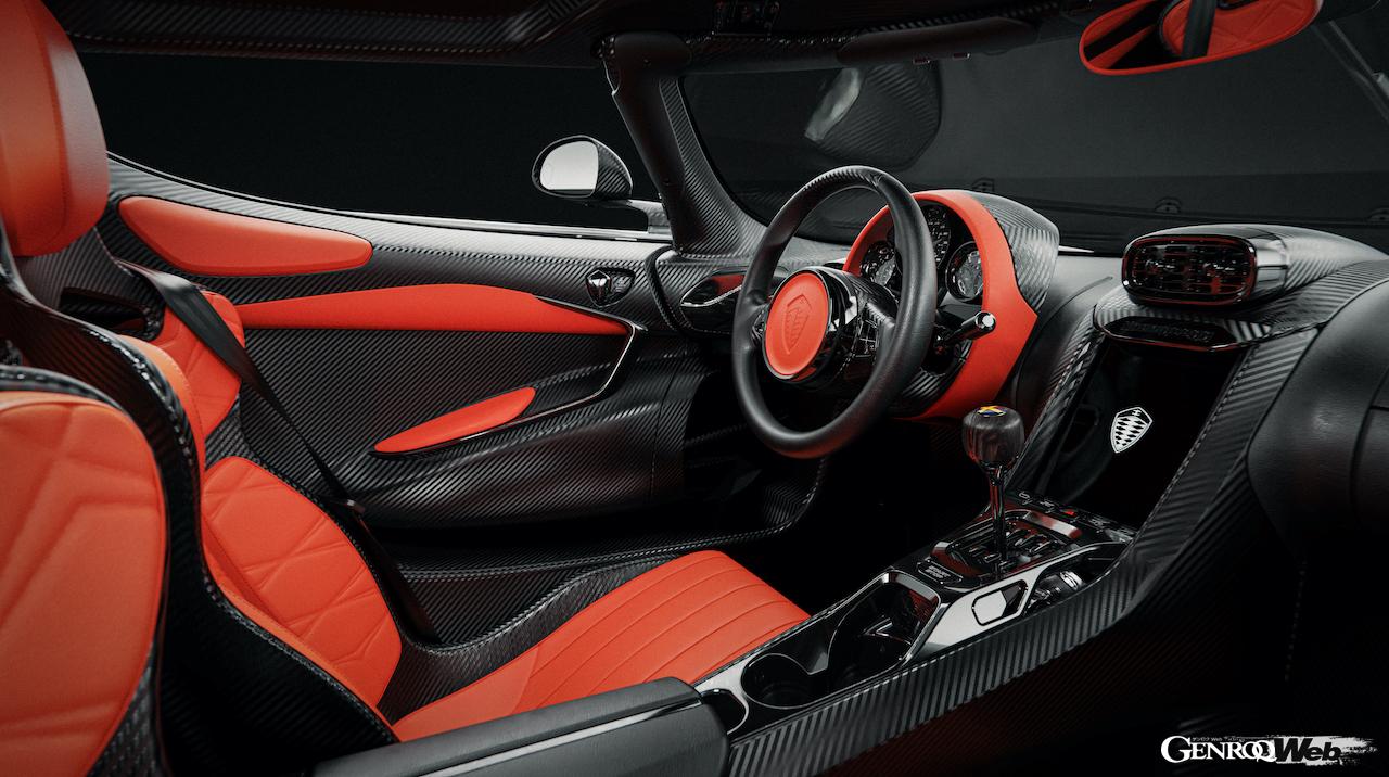 伝説的なハイパースポーツ「CC8S」を現代に蘇らせた「ケーニグセグ CC850」のインテリア。