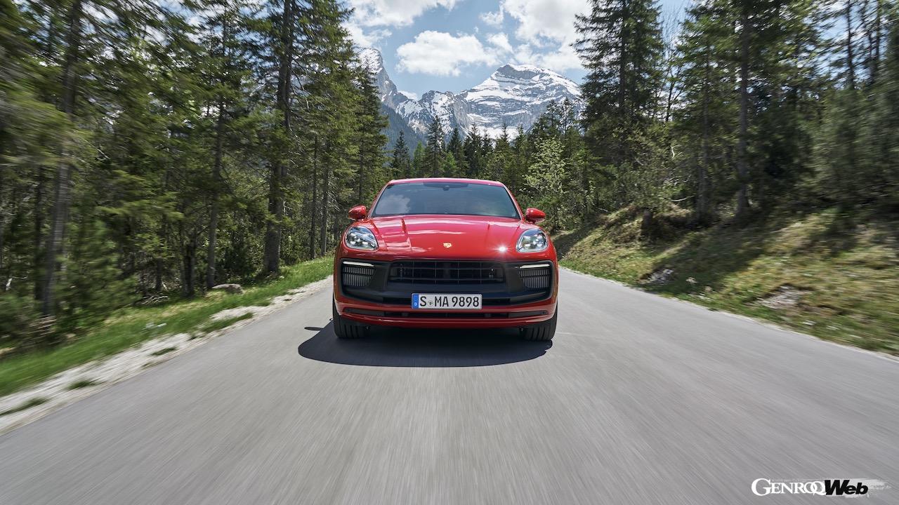 ポルシェ マカンGTSのフロント