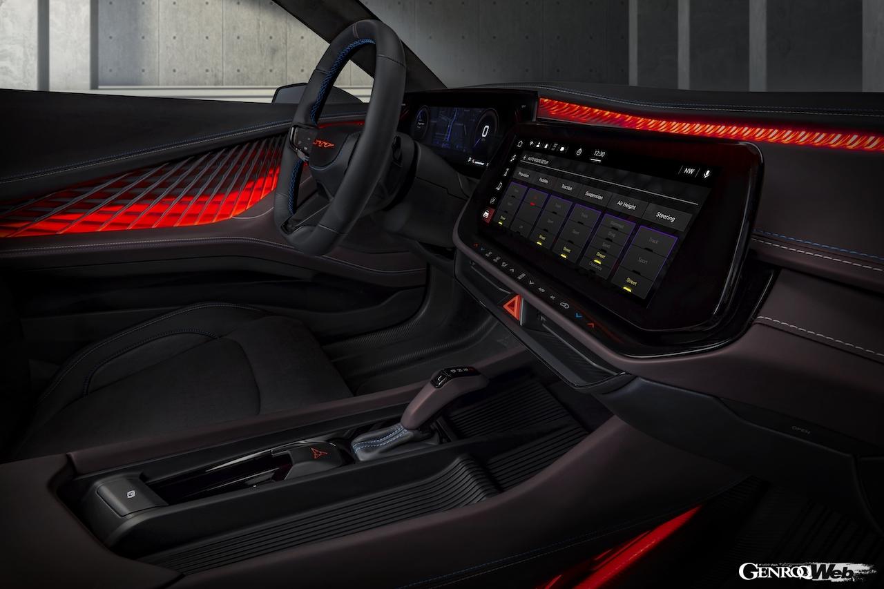 ダッジ チャージャー デイトナ SRT コンセプトのセンターコンソール