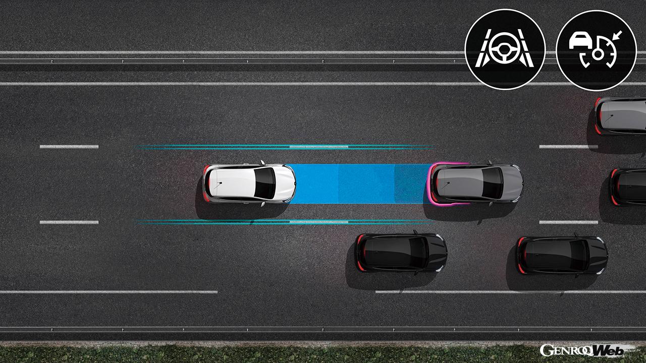 ルノー ルーテシアのハイウェイ トラフィックジャム アシスト