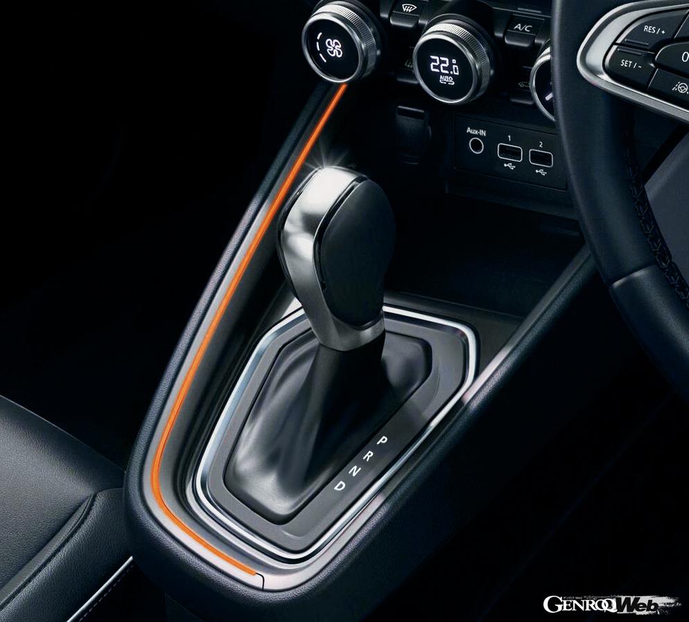 ルノー ルーテシアのセレクターレバー