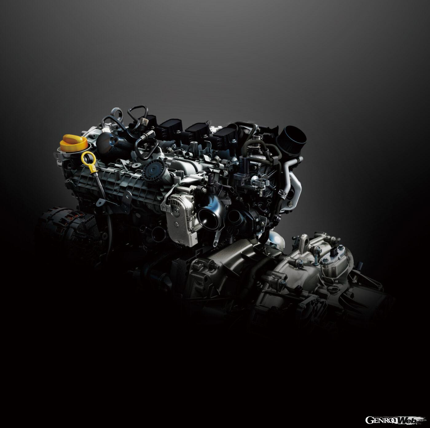 ルノー ルーテシアの1.3リッターガソリンターボエンジン