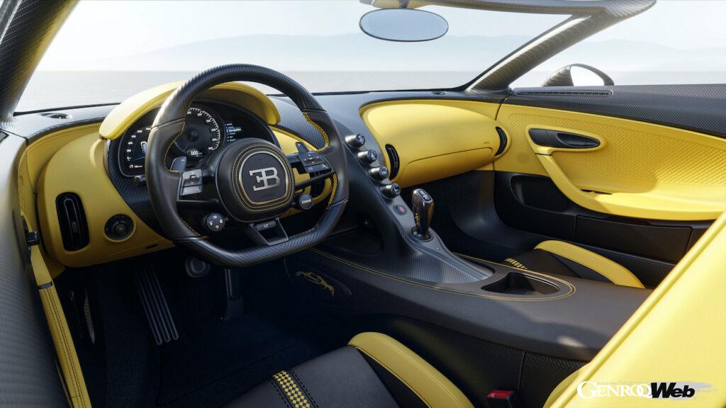 ブガッティ最後のW16気筒モデル「ブガッティ W16 ミストラル」のコクピット。