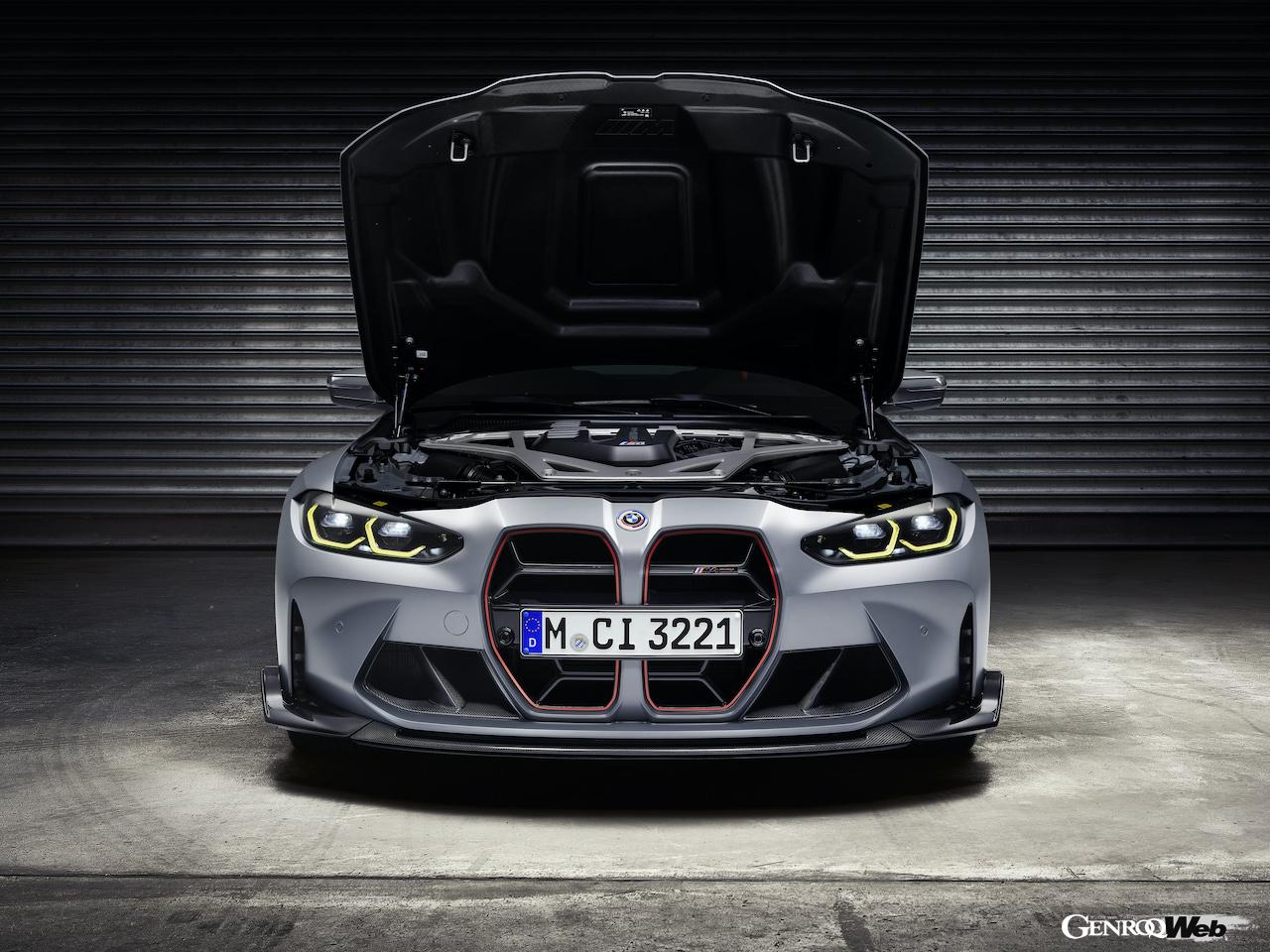 BMW市販モデル最速を誇る「BMW M4 CSL」の3.0リッター直列6気筒ガソリンターボ。