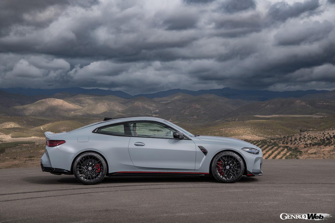 BMW市販モデル最速を誇る「BMW M4 CSL」のエクステリア。