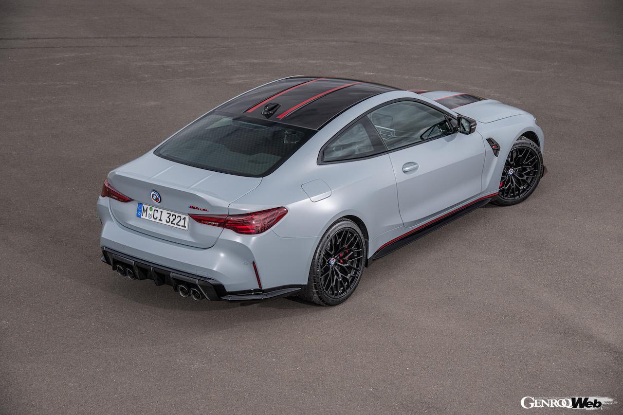 BMW市販モデル最速を誇る「BMW M4 CSL」のエクステリア。