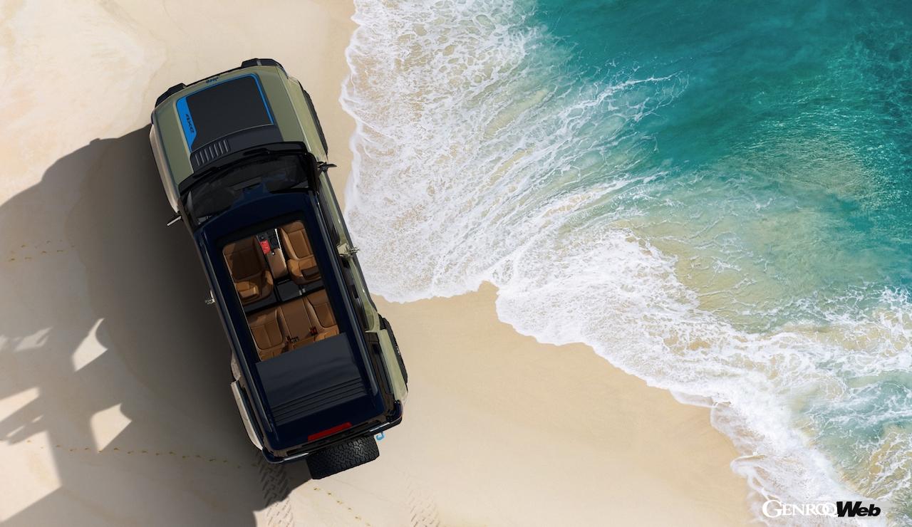 「Jeep 4xe Day」において初公開されたフル電動モデル「ジープ リーコン」。