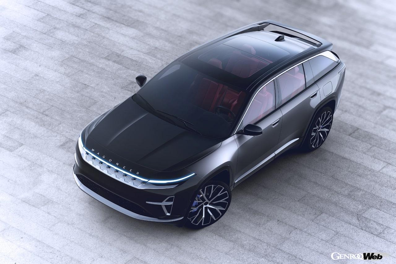「Jeep 4xe Day」において初公開されたフル電動モデル「ジープ ワゴニア S」。
