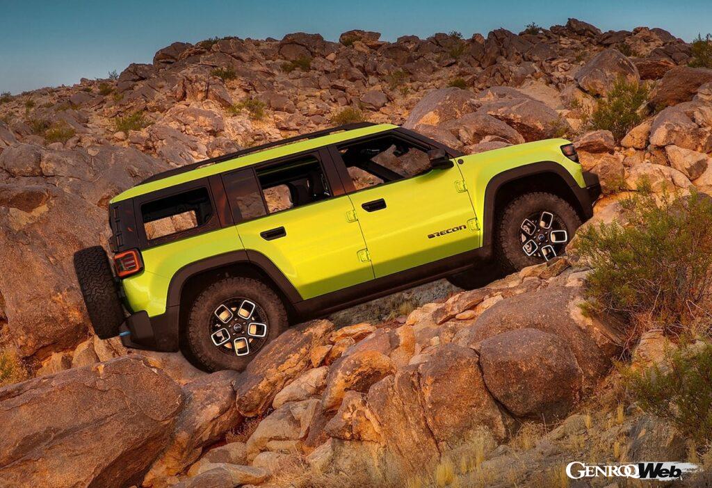 「Jeep 4xe Day」において初公開されたフル電動モデル「ジープ リーコン」。