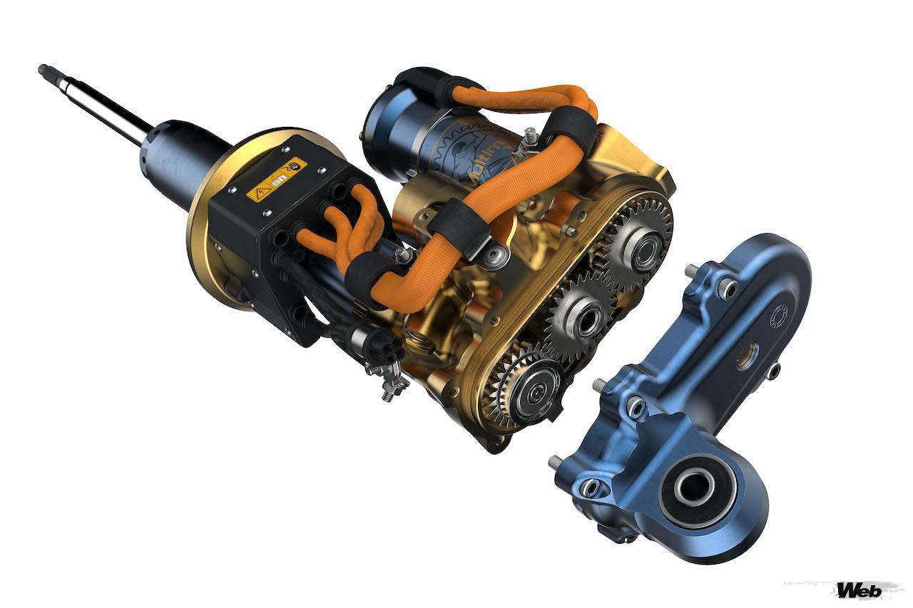 マルチマティックが開発した、パッシブ／アクティブ・ダンパーシステム「TASV（TrueActive Spool Valve）ダンパー」。