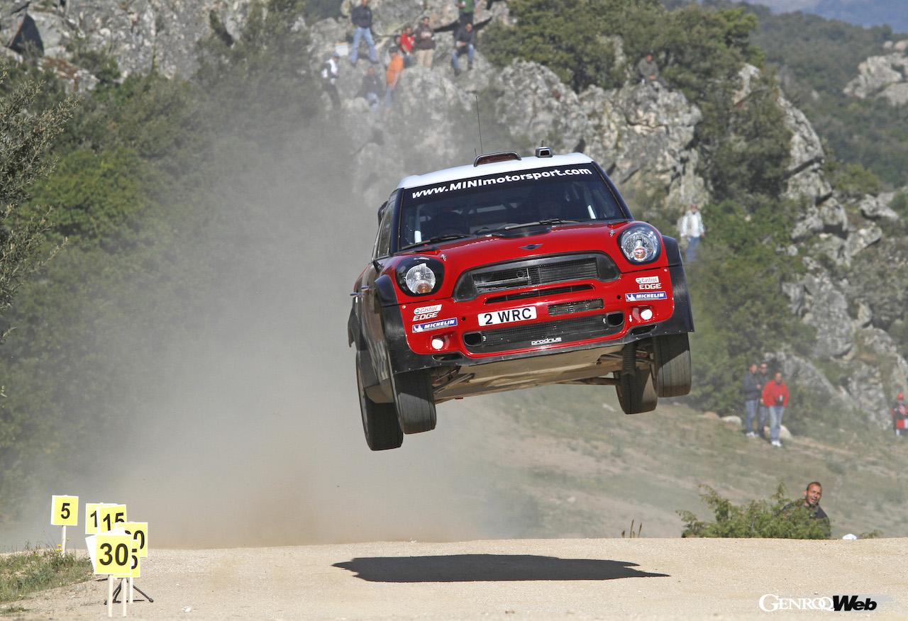 たった2年でプログラムにピリオドが打たれてしまった悲劇のマシン「MINIジョン・クーパー・ワークスWRC」。