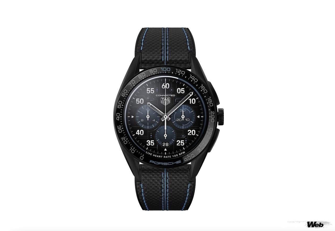 ポルシェとタグ・ホイヤーのパートナーシップにより実現した、「コネクテッド キャリバー E4 ポルシェ エディション」。