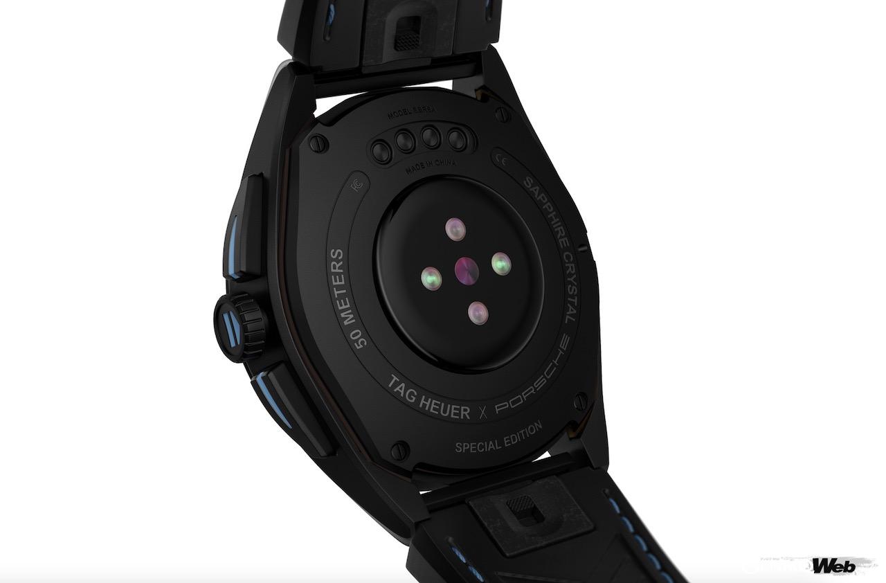 ポルシェとタグ・ホイヤーのパートナーシップにより実現した、「コネクテッド キャリバー E4 ポルシェ エディション」。