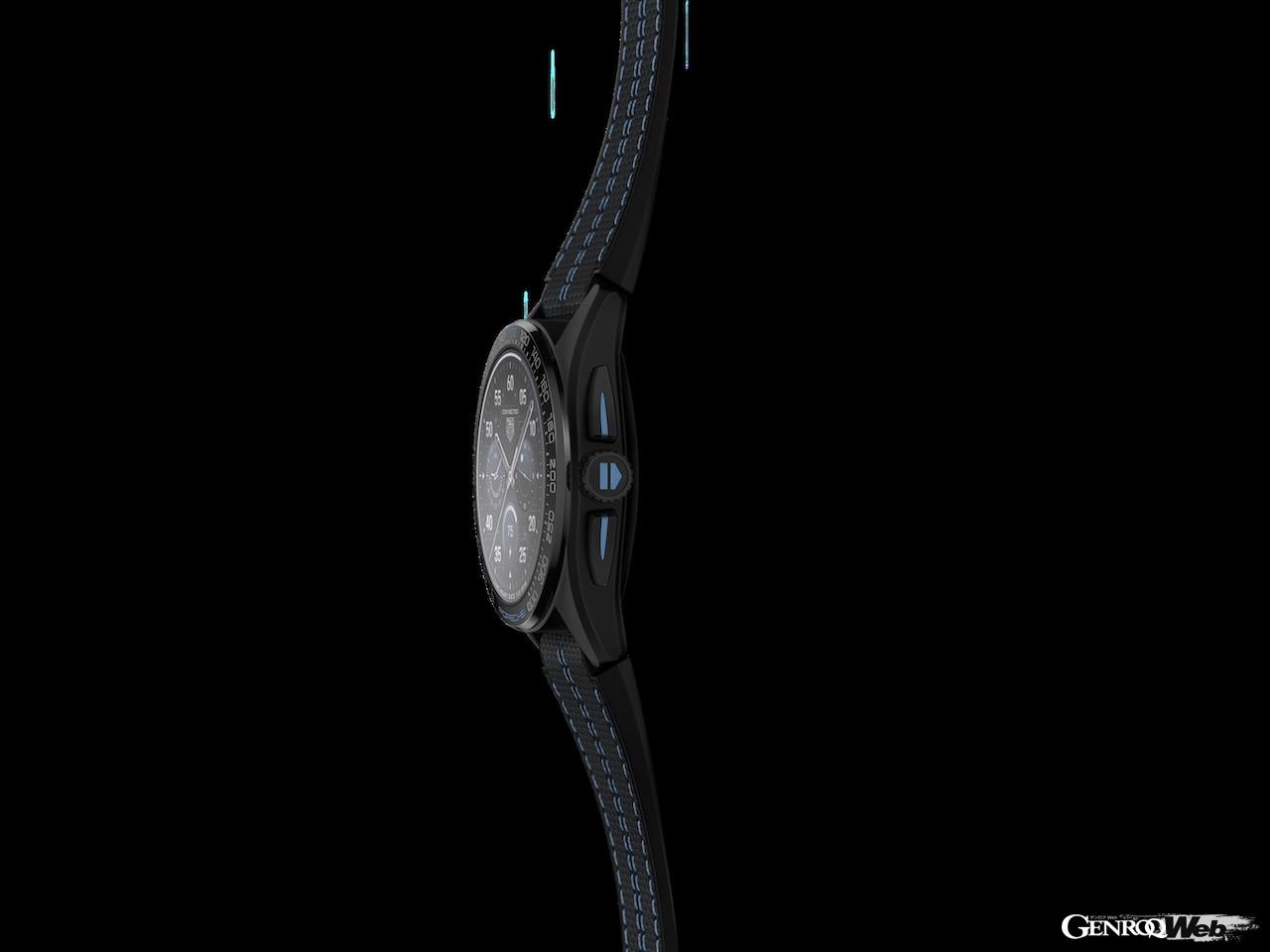 ポルシェとタグ・ホイヤーのパートナーシップにより実現した、「コネクテッド キャリバー E4 ポルシェ エディション」。