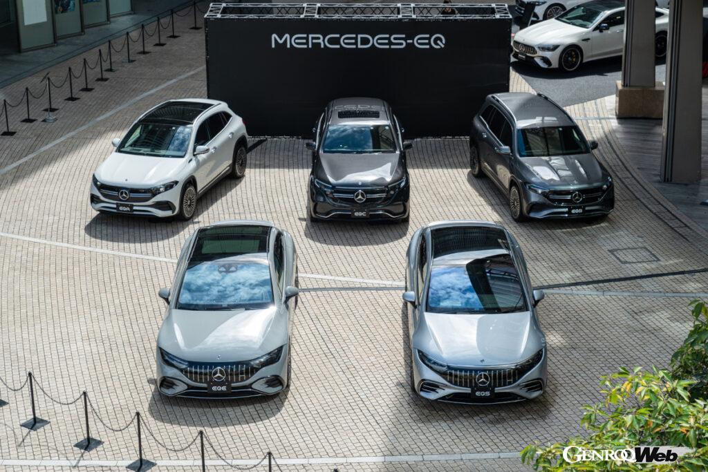 EQS、EQEの登場によってメルセデスは国内で5モデルという最多クラスのBEVをラインナップすることになったメルセデス・ベンツ。