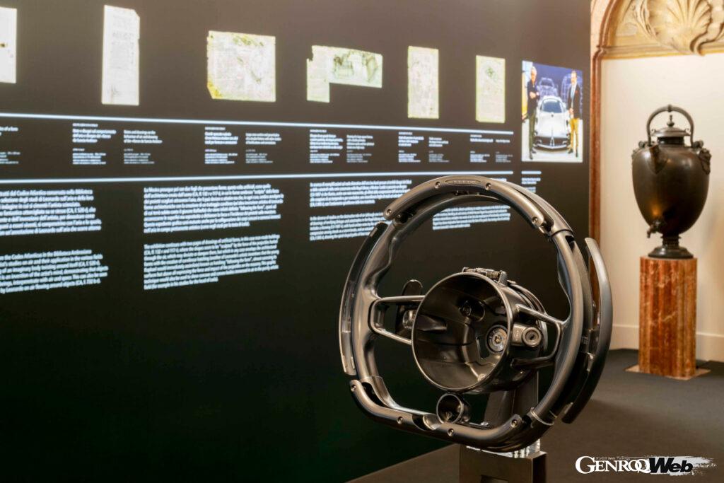 ピエトロ・C・マラーニがキュレーションを担当した特別展、「The shape of air: from Leonardo to Pagani Utopia」では、ユートピアの開発過程が紹介される。