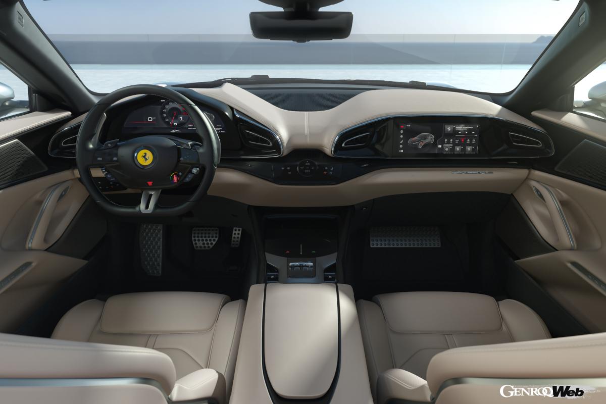 エアコンなどの操作はダイヤル型コントローラーで行う。後席も同様だ。