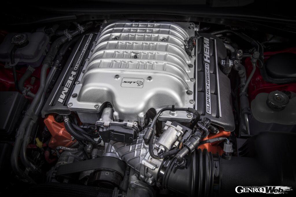 ダッジ チャージャー 2023年モデルイヤー「SRT ヘルキャット レッドアイ」のパワーユニット。