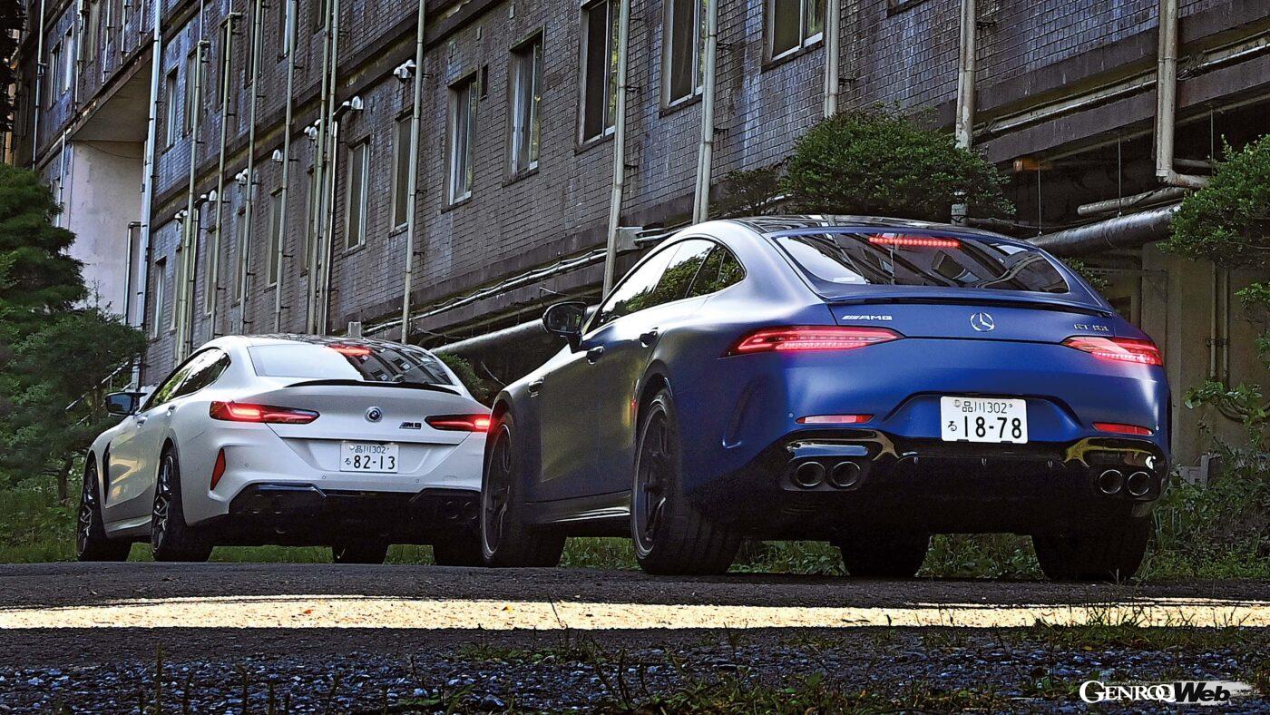 プレミアム4ドアクーペの代表格となるBMW M8コンペティション・グランクーペ対メルセデスAMG GT53 4マティック＋。