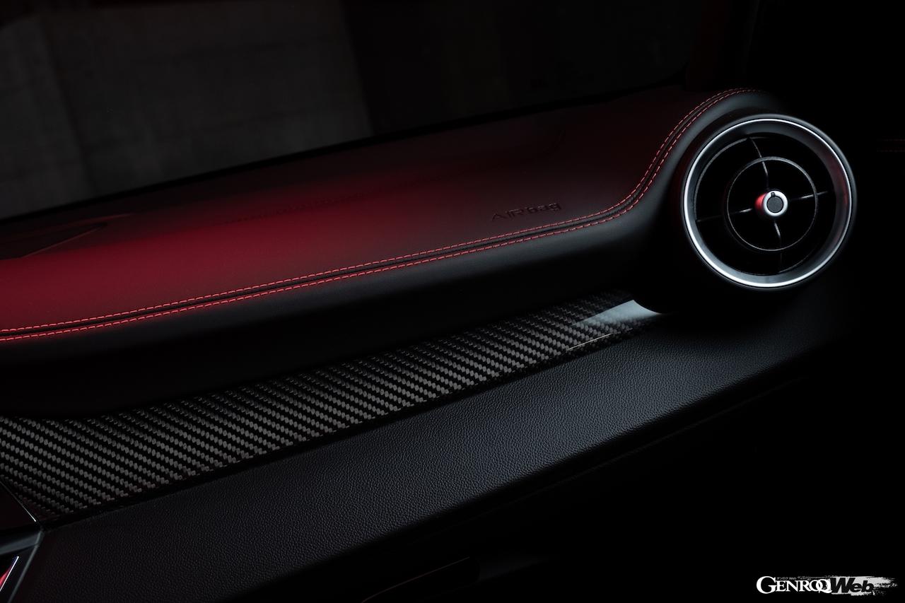 アルファロメオ ステルヴィオ 2023年モデルのエストレマ仕様。ダッシュボード