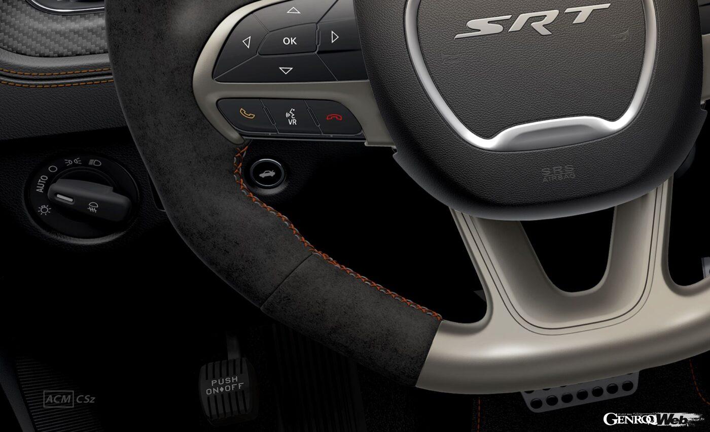 ダッジ チャージャー キング デイトナのステアリングホイール